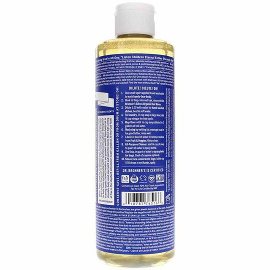 18-In-1 Hemp Pure Castile Soap, DRBM